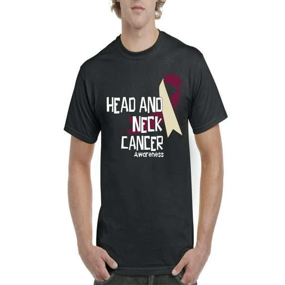 NIB - Men's T-Shirt Short Sleeve - Head and Neck Cancer