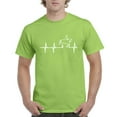 thumbnail image 1 of NIB - Men's T-Shirt Short Sleeve - Heartbeat Horses, 1 of 3