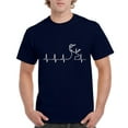 thumbnail image 1 of NIB - Men's T-Shirt Short Sleeve - Heartbeat Hunting, 1 of 3