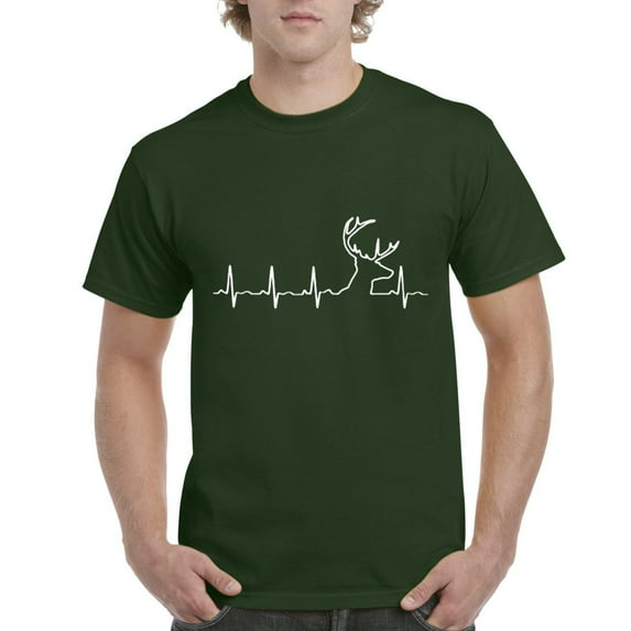 NIB - Men's T-Shirt Short Sleeve - Heartbeat Hunting