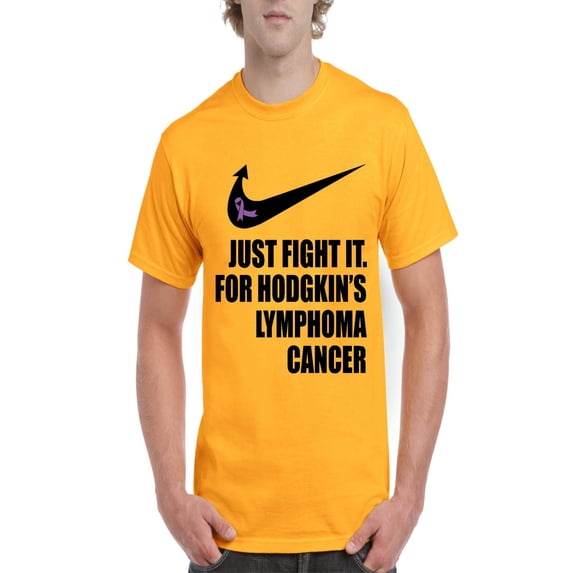 NIB - Men's T-Shirt Short Sleeve - Hodgkin's Lymphoma Cancer