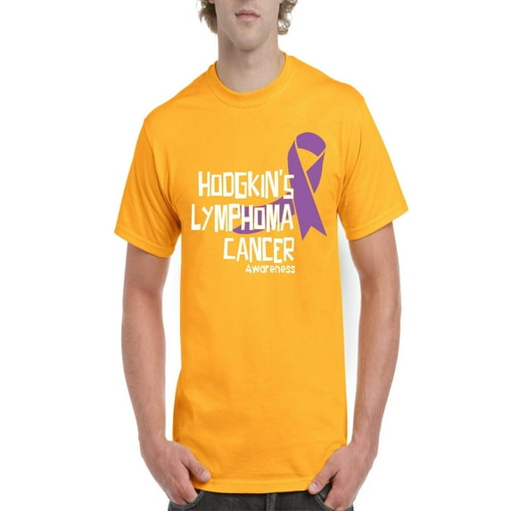NIB - Men's T-Shirt Short Sleeve - Hodgkin's Lymphoma Cancer