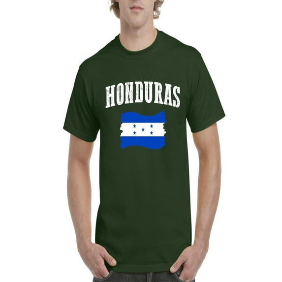 NIB - Men's T-Shirt Short Sleeve - Honduras Flag