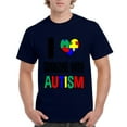 thumbnail image 1 of NIB - Men's T-Shirt Short Sleeve - I Love Someone With Autism, 1 of 3