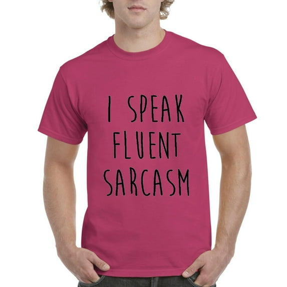 NIB - Men's T-Shirt Short Sleeve - I Speak Fluent Sarcasm