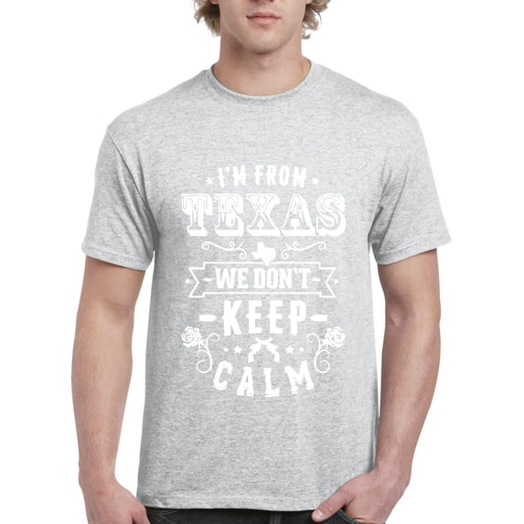 NIB - Men's T-Shirt Short Sleeve - I am From Texas TX Texas