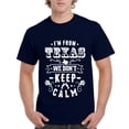 thumbnail image 1 of NIB - Men's T-Shirt Short Sleeve - I am From Texas TX Texas, 1 of 3
