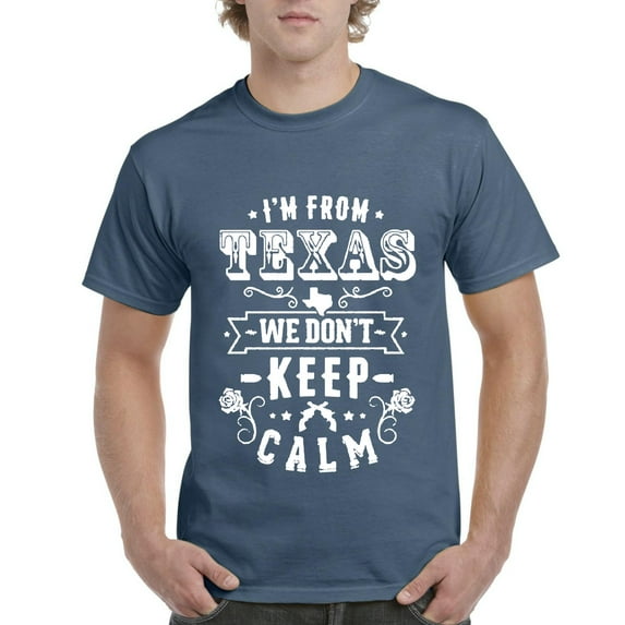 IWPF - Men's T-Shirt Short Sleeve - I am From Texas TX Texas