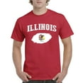 thumbnail image 1 of NIB - Men's T-Shirt Short Sleeve - IL Illinois Flag, 1 of 3