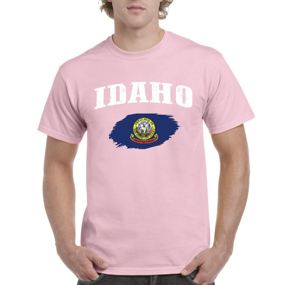 NIB - Men's T-Shirt Short Sleeve - Idaho Flag