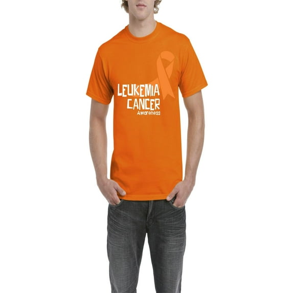 NIB - Men's T-Shirt Short Sleeve - Leukemia Cancer