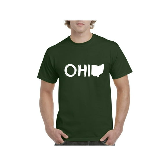 NIB - Men's T-Shirt Short Sleeve - Ohio Map