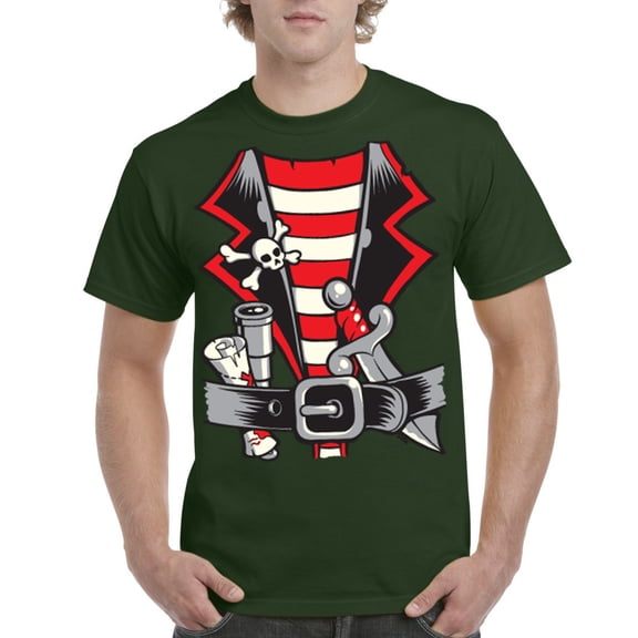 NIB - Men's T-Shirt Short Sleeve - Pirate Costume