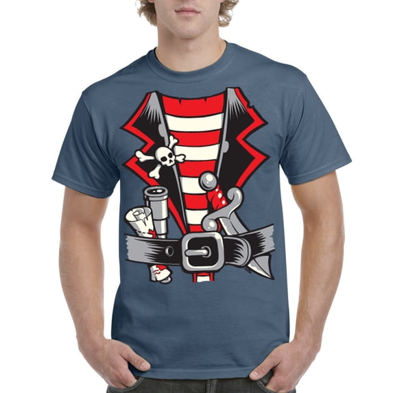 NIB - Men's T-Shirt Short Sleeve - Pirate Costume