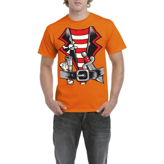 NIB - Men's T-Shirt Short Sleeve - Pirate Costume