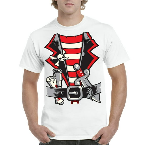 NIB - Men's T-Shirt Short Sleeve - Pirate Costume
