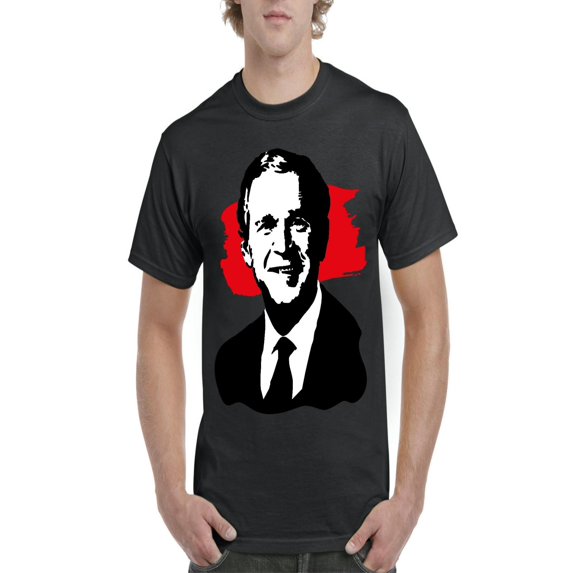 NIB - Men's T-Shirt Short Sleeve - President George W Bush