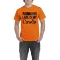 thumbnail image 1 of NIB - Men's T-Shirt Short Sleeve - Running Late is My Cardio, 1 of 3