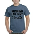 thumbnail image 1 of NIB - Men's T-Shirt Short Sleeve - Running Late is My Cardio, 1 of 3
