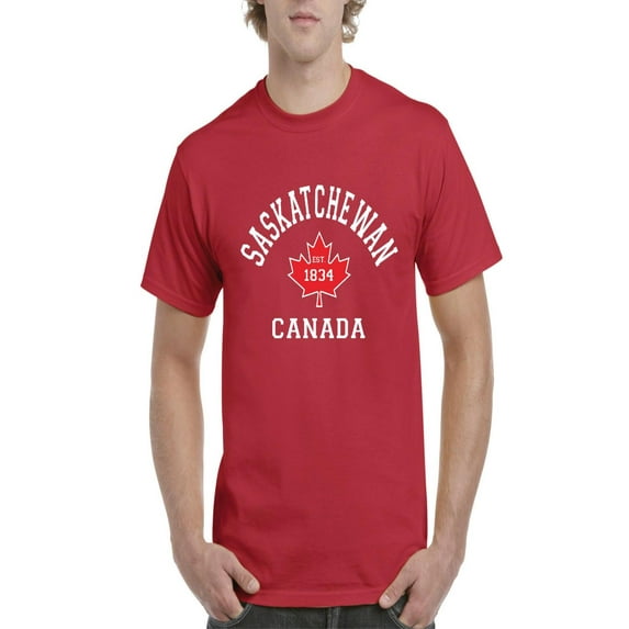 NIB - Men's T-Shirt Short Sleeve - Saskatchewan Canada