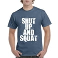 thumbnail image 1 of NIB - Men's T-Shirt Short Sleeve - Shut Up and Squat, 1 of 3