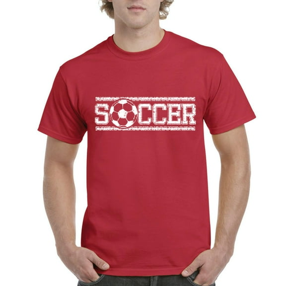 NIB - Men's T-Shirt Short Sleeve - Soccer With Ball