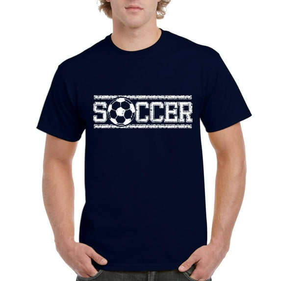 NIB - Men's T-Shirt Short Sleeve - Soccer With Ball