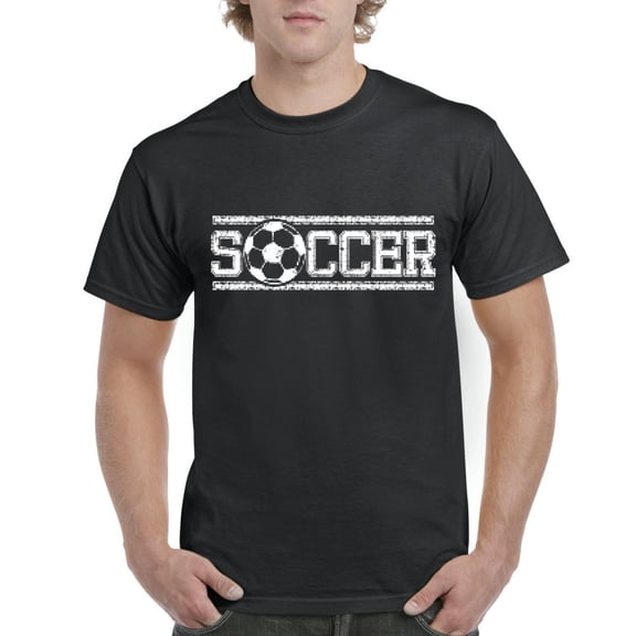 NIB - Men's T-Shirt Short Sleeve - Soccer With Ball