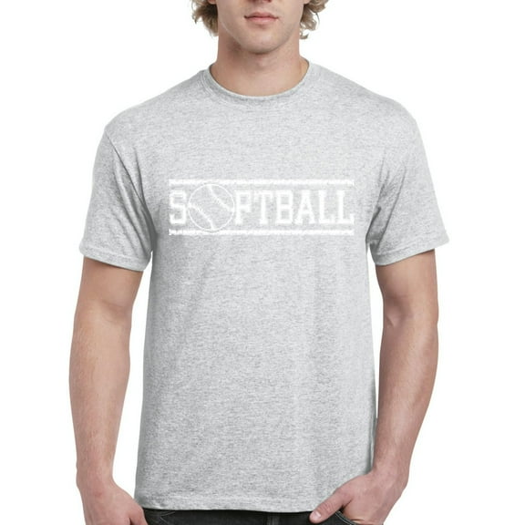 NIB - Men's T-Shirt Short Sleeve - Softball with Ball