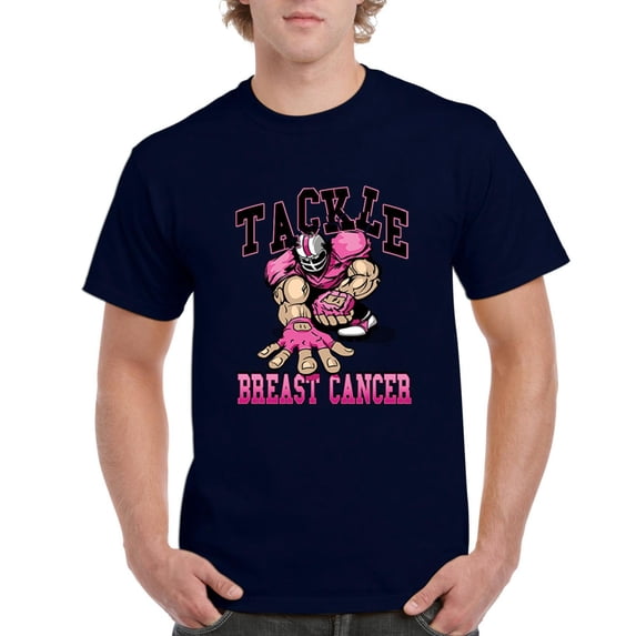 NIB - Men's T-Shirt Short Sleeve - Tackle Breast Cancer