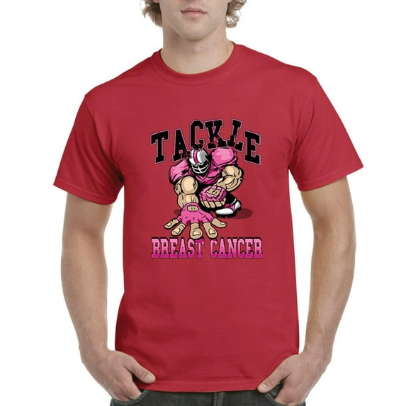 NIB - Men's T-Shirt Short Sleeve - Tackle Breast Cancer