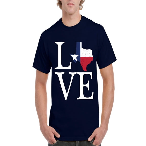 NIB - Men's T-Shirt Short Sleeve - Texas Flag