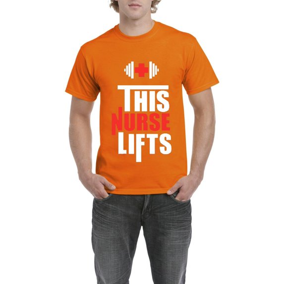 NIB - Men's T-Shirt Short Sleeve - This Nurse Lifts