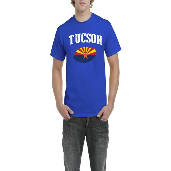 NIB - Men's T-Shirt Short Sleeve - Tucson Arizona Flag