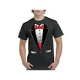 thumbnail image 1 of NIB - Men's T-Shirt Short Sleeve - Tuxedo Prom Costume, 1 of 5