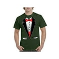 thumbnail image 1 of NIB - Men's T-Shirt Short Sleeve - Tuxedo Prom Costume, 1 of 3