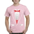thumbnail image 1 of NIB - Men's T-Shirt Short Sleeve - Tuxedo Prom Costume, 1 of 3