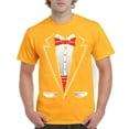 thumbnail image 1 of NIB - Men's T-Shirt Short Sleeve - Tuxedo Prom Costume, 1 of 3
