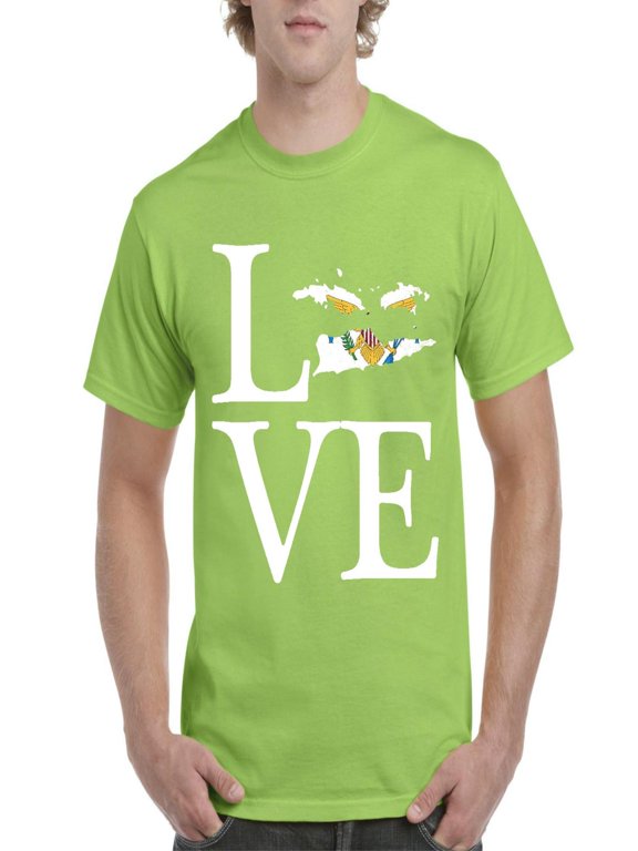 - Men's T-Shirt Short Sleeve - US Virgin Islands