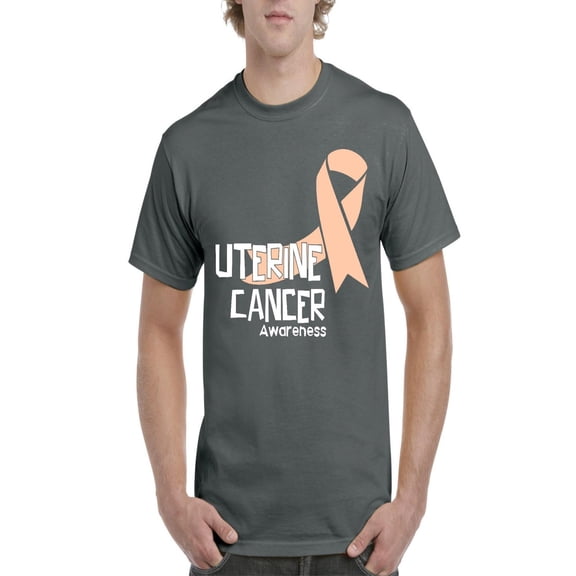 NIB - Men's T-Shirt Short Sleeve - Uterine Cancer