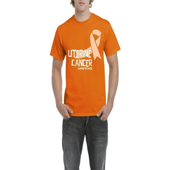 NIB - Men's T-Shirt Short Sleeve - Uterine Cancer