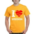 thumbnail image 1 of NIB - Men's T-Shirt Short Sleeve - Wisconsin, 1 of 3