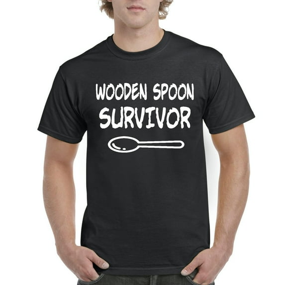 NIB - Men's T-Shirt Short Sleeve - Wooden Spoon Survivor