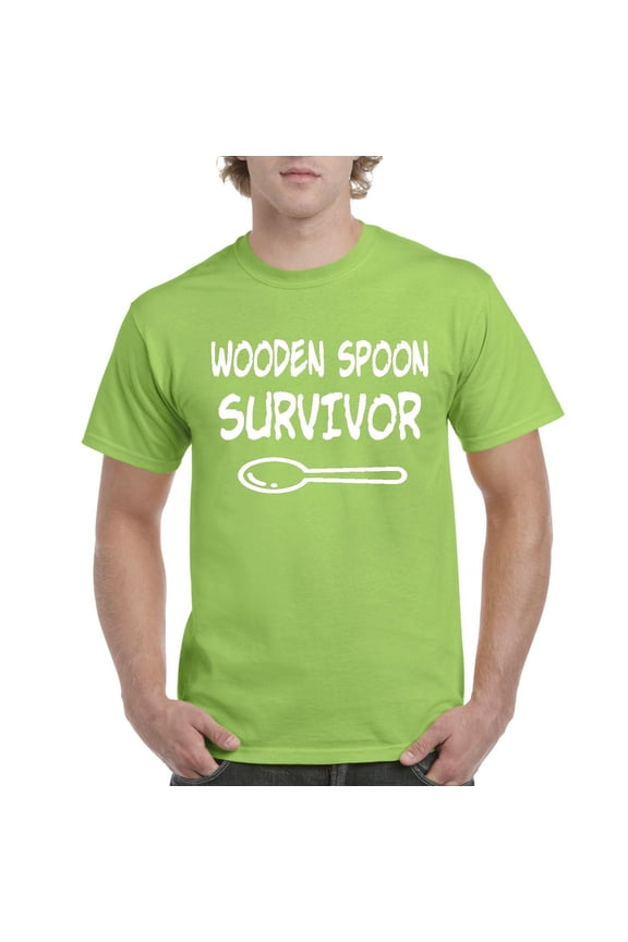 - Men's T-Shirt Short Sleeve - Wooden Spoon Survivor
