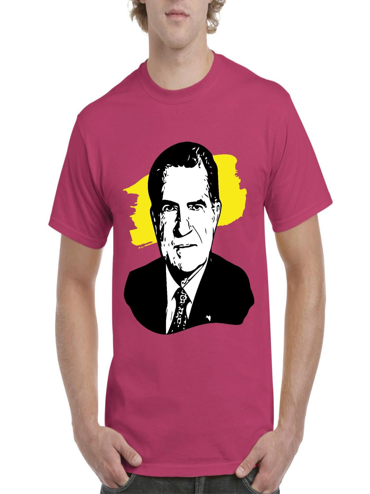 NIB - Men's T-Shirt Short Sleeve - American President Richard Nixon