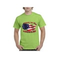 thumbnail image 1 of NIB - Men's T-Shirt Short Sleeve, up to Men Size 5XL - American Proud To Be US Flag, 1 of 3