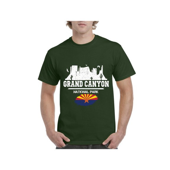 NIB - Men's T-Shirt Short Sleeve, up to Men Size 5XL - Arizona Grand Canyon National Park