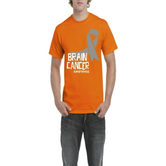 NIB - Men's T-Shirt Short Sleeve - Brain Cancer
