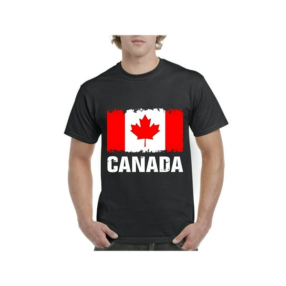 NIB - Men's T-Shirt Short Sleeve, up to Men Size 5XL - Canada Flag
