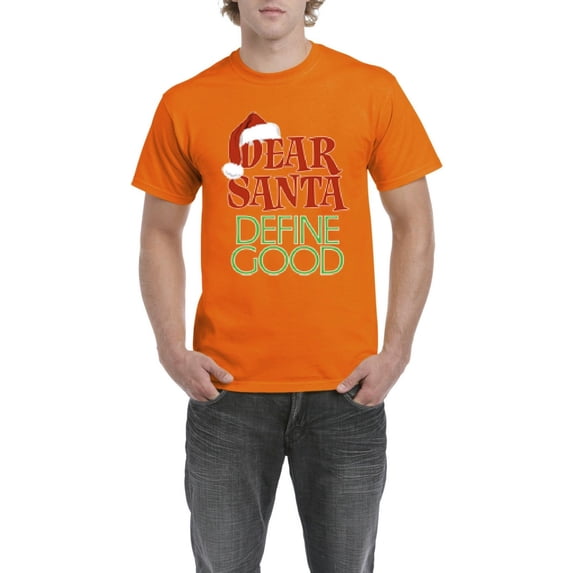 NIB - Men's T-Shirt Short Sleeve, up to Men Size 5XL - Christmas Define Good